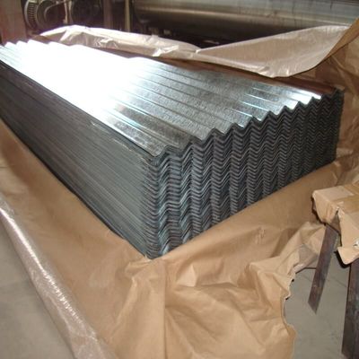 0.125-2.5mm 직류 전기로 자극된 지붕 시트 Z275-Z600은 직류 전기로 자극된 루프 패널을 주름지게 했습니다