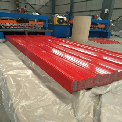 ISO 18001 아연 코팅된 지붕 시트 AZ160 푸른 채색 지붕 플레이트