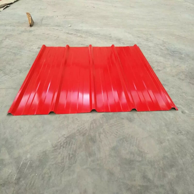 SGCC 프리 색칠한 물결모양의 지붕 0.125-2.5mm 색은 파형 판을 코팅했습니다