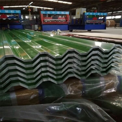 ISO 18001 아연 코팅된 지붕 시트 AZ160 푸른 채색 지붕 플레이트