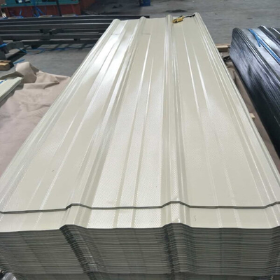 직류 전기로 자극된 0.4mm-3.0mm 두께 PPGI 지붕 시트는 600mm-1250mm 폭을 주름지게 했습니다