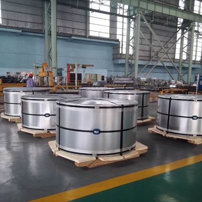 지붕 시트를 위한 SPCC ISO9001 GI 강철 코일 508 밀리미터 아연도강 코일